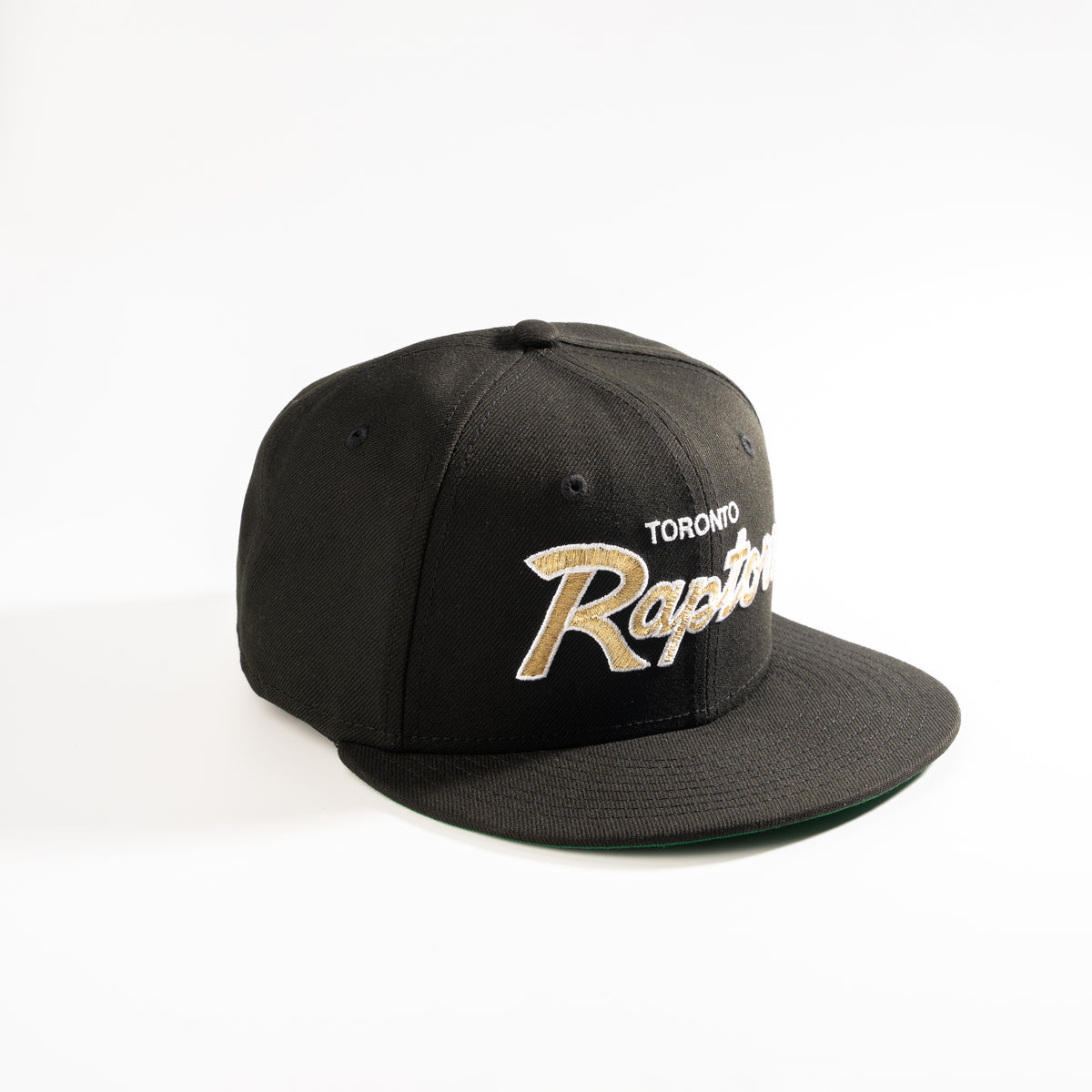 TORONTO RAPTORS GOLD SCRIPT 59FIFTY FITTED HAT Anthem Shop