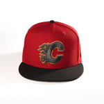 CALGARY FLAMES DARK MODE 59FIFTY FITTED HAT