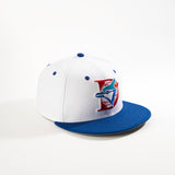 DUNEDIN BLUE JAYS OPTIC WHITE 59FIFTY FITTED HAT