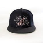 CLEVELAND INDIANS MIDNIGHT CROWS 59FIFTY FITTED HAT