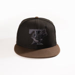 TORONTO BLUE JAYS WALNUT BLACKOUT V2 59FIFTY FITTED HAT