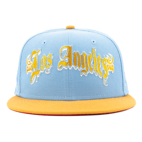 Los Angeles Dodgers Script Khaki New Era 59FIFTY Fitted Hat