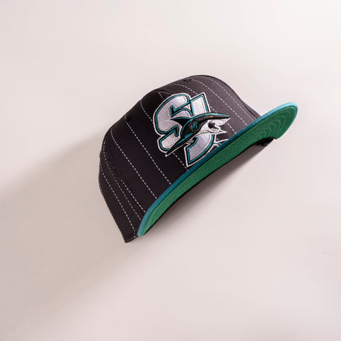 SAN JOSE SHARKS  PINSTRIPE 59FIFTY FITTED HAT