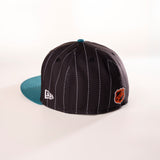 SAN JOSE SHARKS  PINSTRIPE 59FIFTY FITTED HAT