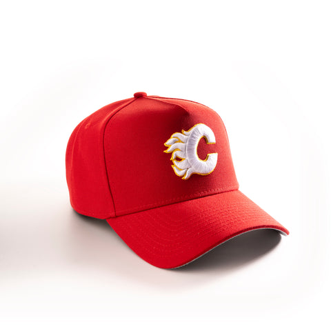 CALGARY FLAMES 9FOURTY A-FRAME SNAPBACK HAT